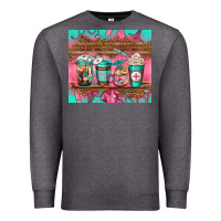 Charcoal Heather nurse fuel coffee cups Premium Sweatshirt - Jasminsmagicworld