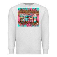 Oatmeal Heather nurse fuel coffee cups Premium Sweatshirt - Jasminsmagicworld