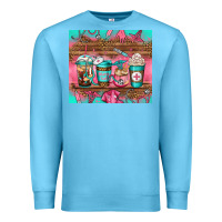 Ocean Blue nurse fuel coffee cups Premium Sweatshirt - Jasminsmagicworld