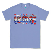 Colony Blue american nurse Classic Tee - texasbilliewilder