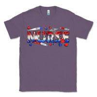 Lavender american nurse Classic Tee - texasbilliewilder