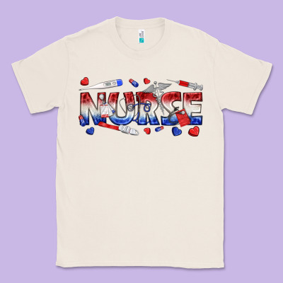 American Nurse Classic Tee Designed By Texasbilliewilder