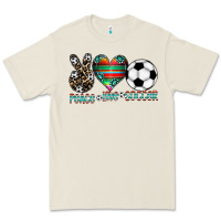 Peace Love Soccer Premium Tee | Teevron