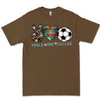 Cacao peace love soccer Premium Tee - CowhideDigitalArt