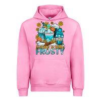 Fuchsia Pink feeling a little frosty coffee cups Urban Hoodie - NancyCooperArtShop