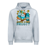 Heather Grey feeling a little frosty coffee cups Urban Hoodie - NancyCooperArtShop