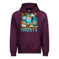 Mauve Wine feeling a little frosty coffee cups Urban Hoodie - NancyCooperArtShop