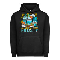 Pigment Black feeling a little frosty coffee cups Urban Hoodie - NancyCooperArtShop