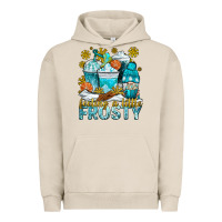 Pigment French Oak feeling a little frosty coffee cups Urban Hoodie - NancyCooperArtShop