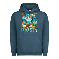Pigment Midnight Navy feeling a little frosty coffee cups Urban Hoodie - NancyCooperArtShop