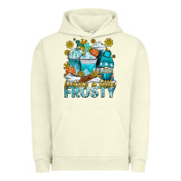 Pigment Pistachio feeling a little frosty coffee cups Urban Hoodie - NancyCooperArtShop