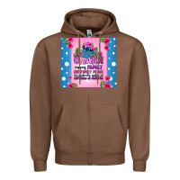 Chestnut ohana means family stitch Zipper Hoodie - Zillion Design Studio