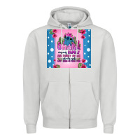 Dove Grey ohana means family stitch Zipper Hoodie - Zillion Design Studio