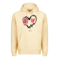 Pina Colada mimi flower heart Premium Hoodie - MaliasSmallBusiness
