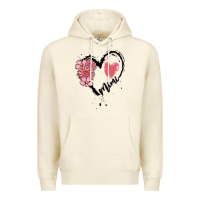 Sandshell mimi flower heart Premium Hoodie - MaliasSmallBusiness