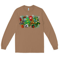 Toasted Coconut christmas trees with soccer Long Sleeve Tee - Zillion Design Studio
