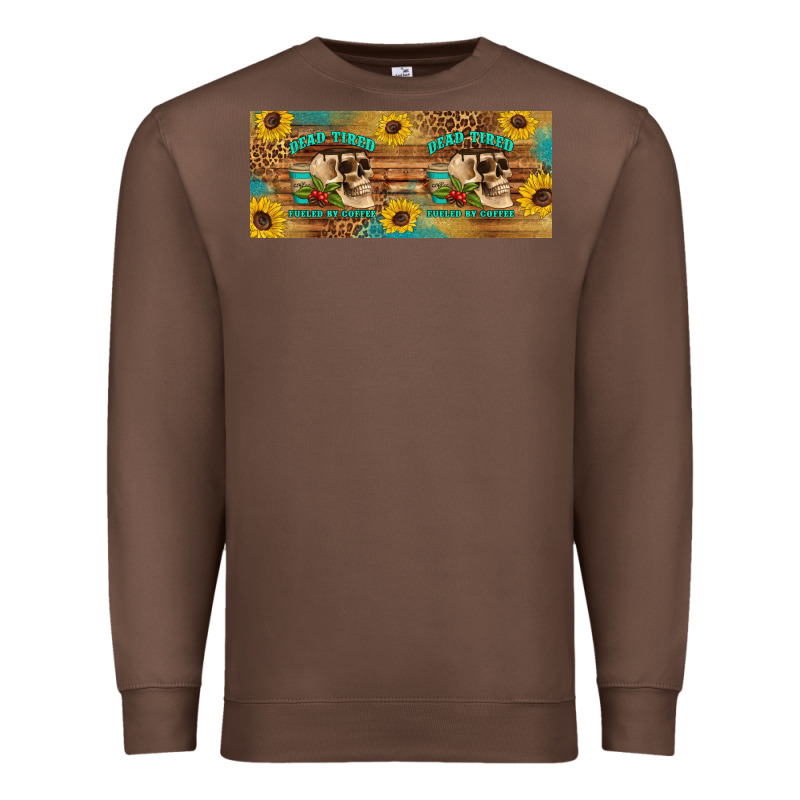 Dead Tired Fueled By Coffee  Mug 15 Oz Premium Sweatshirt by Artiststas | Teevron