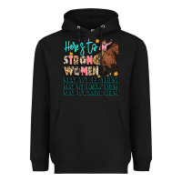Black heres to strong women Heavyweight Hoodie - Artiststas