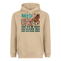 Heres To Strong Women Heavyweight Hoodie | Teevron