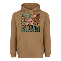Toasted Coconut heres to strong women Heavyweight Hoodie - Artiststas