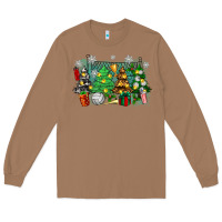 Toasted Coconut christmas trees with volleyball Long Sleeve Tee - Zillion Design Studio