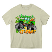 Mossy Shamrock Crusher Heavy Core Tee - CowhideDigitalArt