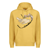 Antique Gold personalized grandma Premium Hoodie - MaliasSmallBusiness