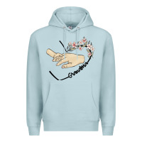 Blue Mist personalized grandma Premium Hoodie - MaliasSmallBusiness