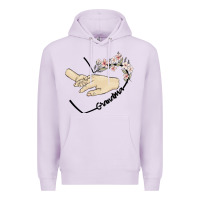 Lilac personalized grandma Premium Hoodie - MaliasSmallBusiness