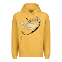 Mustard personalized grandma Premium Hoodie - MaliasSmallBusiness