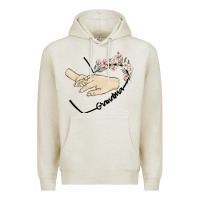 Oatmeal Heather personalized grandma Premium Hoodie - MaliasSmallBusiness