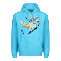 Ocean Blue personalized grandma Premium Hoodie - MaliasSmallBusiness
