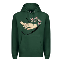 Sports Green personalized grandma Premium Hoodie - MaliasSmallBusiness