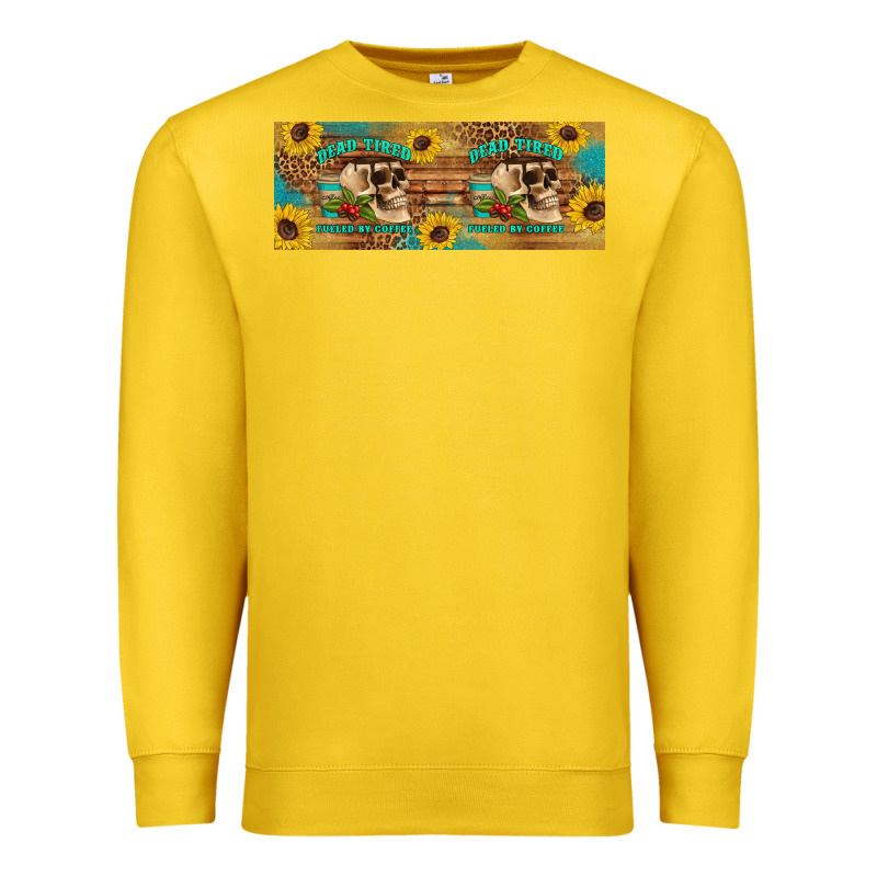 Dead Tired Fueled By Coffee  Mug 11 Oz Premium Sweatshirt by Artiststas | Teevron