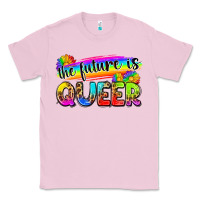 Bubblegum Pink the future is queer Classic Tee - Zillion Design Studio