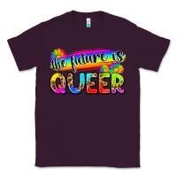 Plum the future is queer Classic Tee - Zillion Design Studio