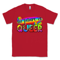 Red the future is queer Classic Tee - Zillion Design Studio