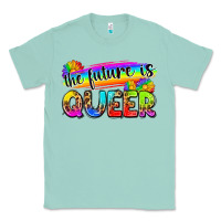 Seafoam the future is queer Classic Tee - Zillion Design Studio