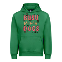 Emerald busy raising dogs Urban Hoodie - MaliasSmallBusiness