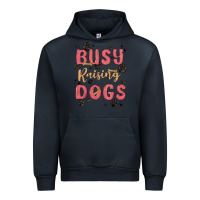 Navy busy raising dogs Urban Hoodie - MaliasSmallBusiness