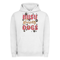 Pigment Lunar Rock busy raising dogs Urban Hoodie - MaliasSmallBusiness