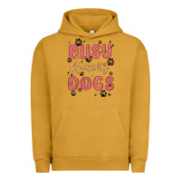 Pigment Peanut Butter busy raising dogs Urban Hoodie - MaliasSmallBusiness