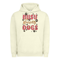 Pigment Pistachio busy raising dogs Urban Hoodie - MaliasSmallBusiness