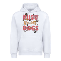 White busy raising dogs Urban Hoodie - MaliasSmallBusiness