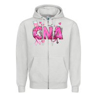 Dove Grey Breast Cancer CNA Certified Nursing Assistant Zipper Hoodie - texasbilliewilder