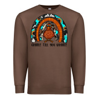 Chestnut gobble till you wobble rainbow Premium Sweatshirt - JahusDesignShop