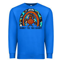 True Royal gobble till you wobble rainbow Premium Sweatshirt - JahusDesignShop