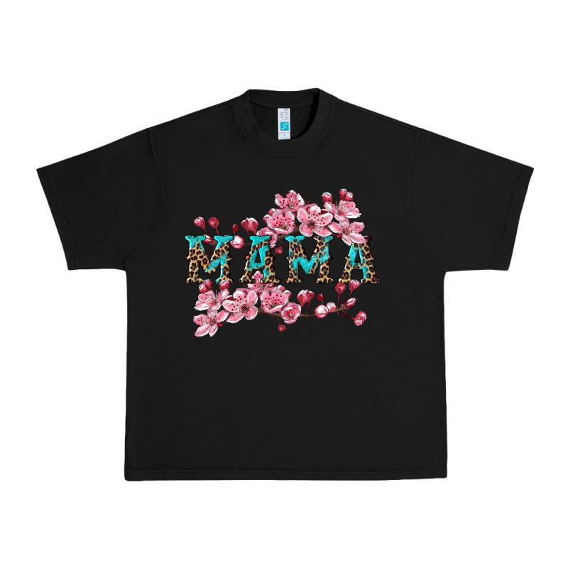 Mama With Cherry Blossoms Urban Heavy Tee by Artiststas | Teevron