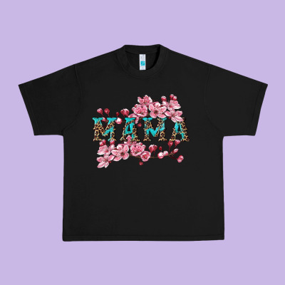 Mama With Cherry Blossoms Urban Heavy Tee Designed By Artiststas