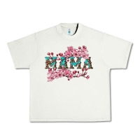 Pistachio mama with cherry blossoms Urban Heavy Tee - Artiststas